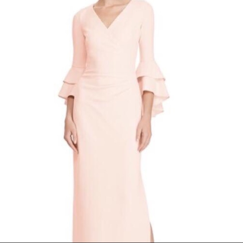 Ralph Lauren Bell Sleeved Gown